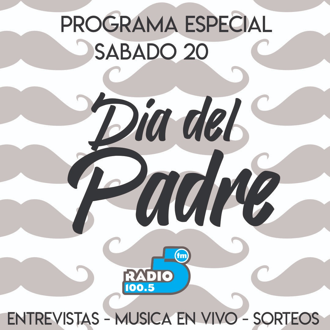 Este sábado la previa del Día del Padre se vive en Radio 5